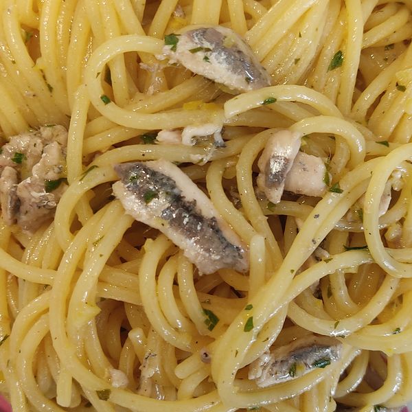 Spaghetti limone e alici Al.Ta Cucina nunnasannino