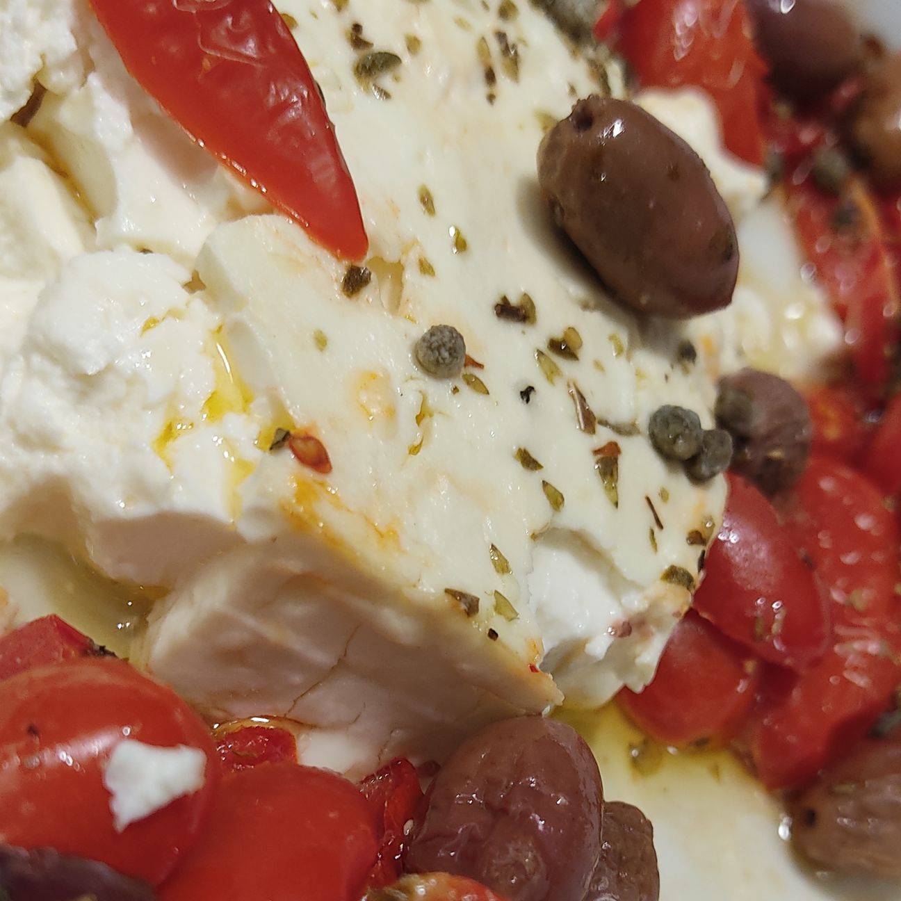 Feta al forno alla mediterranea