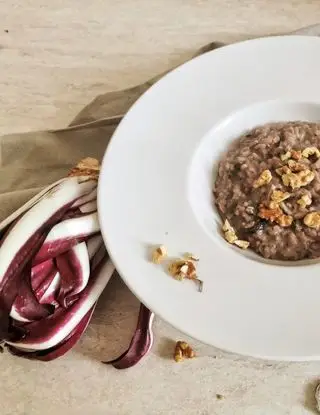 Ricetta Risotto al pesto di radicchio e gorgonzola di mariacristina5