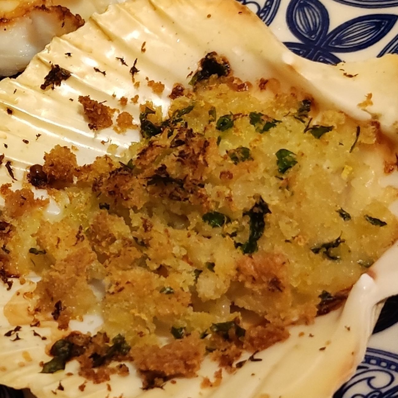 Capasanta gratinata