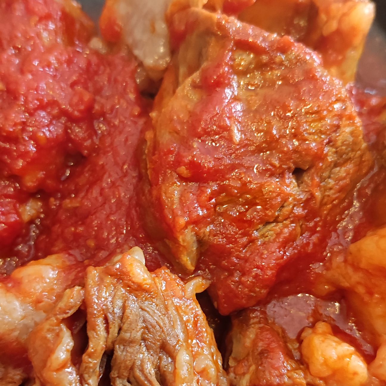 Muscolo di vitello al sugo