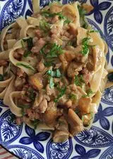 Ricetta Tagliatelle al farro con porcini e salsiccia