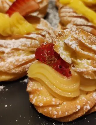 Ricetta Zeppoline di San Giuseppe con crema pasticcera di francesca.mangone
