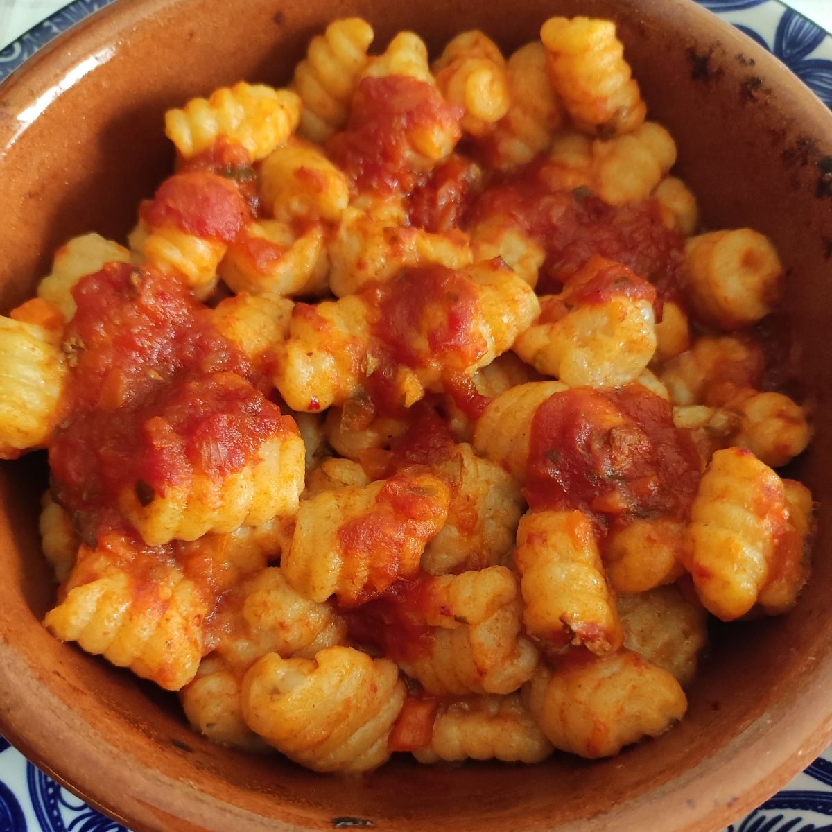 Cavatelli rigati al tegamino