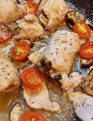 Ricetta involtini di pollo con formaggio asiago, melanzane e pomodorini di giadaconti