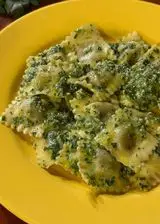 Ricetta Ravioli al brasato con pesto di prezzemolo