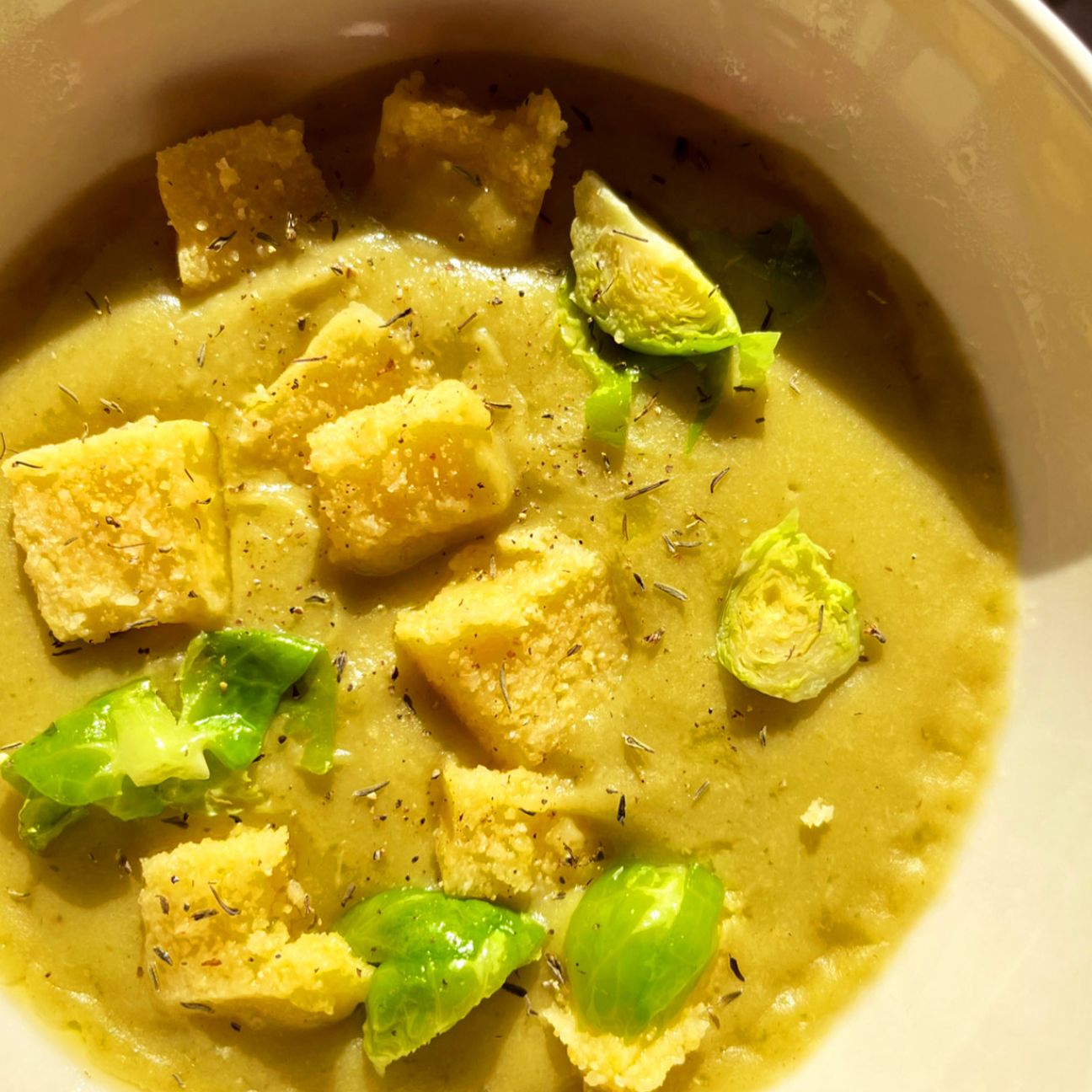 Crema di cavolini di Bruxelles