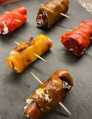 Ricetta Involtini di peperoni con formaggio spalmabile di giadaconti