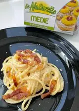 Ricetta Spaghetti quadrati al bronzo alla carbonara