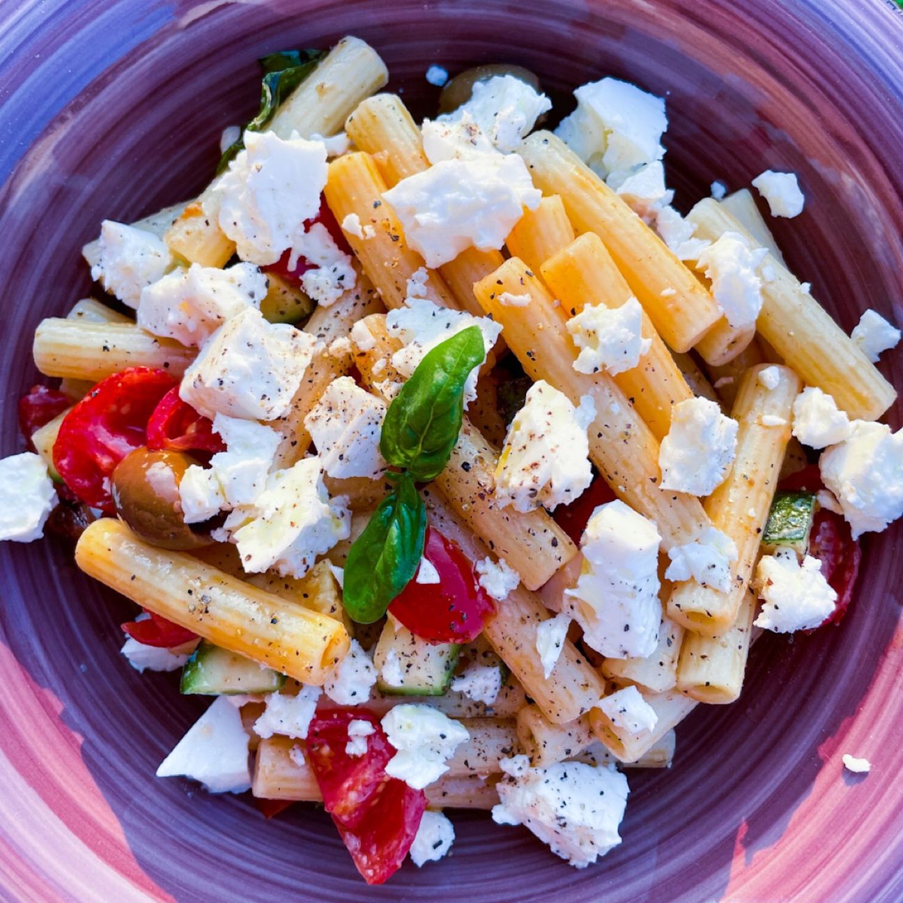 Pasta Fredda Feta e Verdure