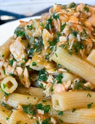 Ricetta Pasta Pomodorini e Salmone di dietaesgarro