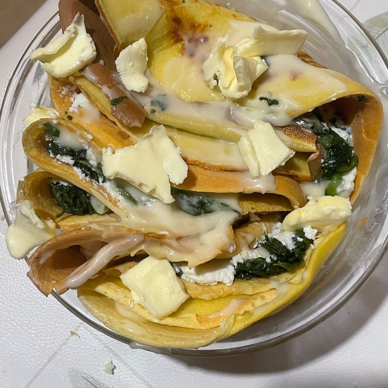 crespelle ricotta e spinaci
