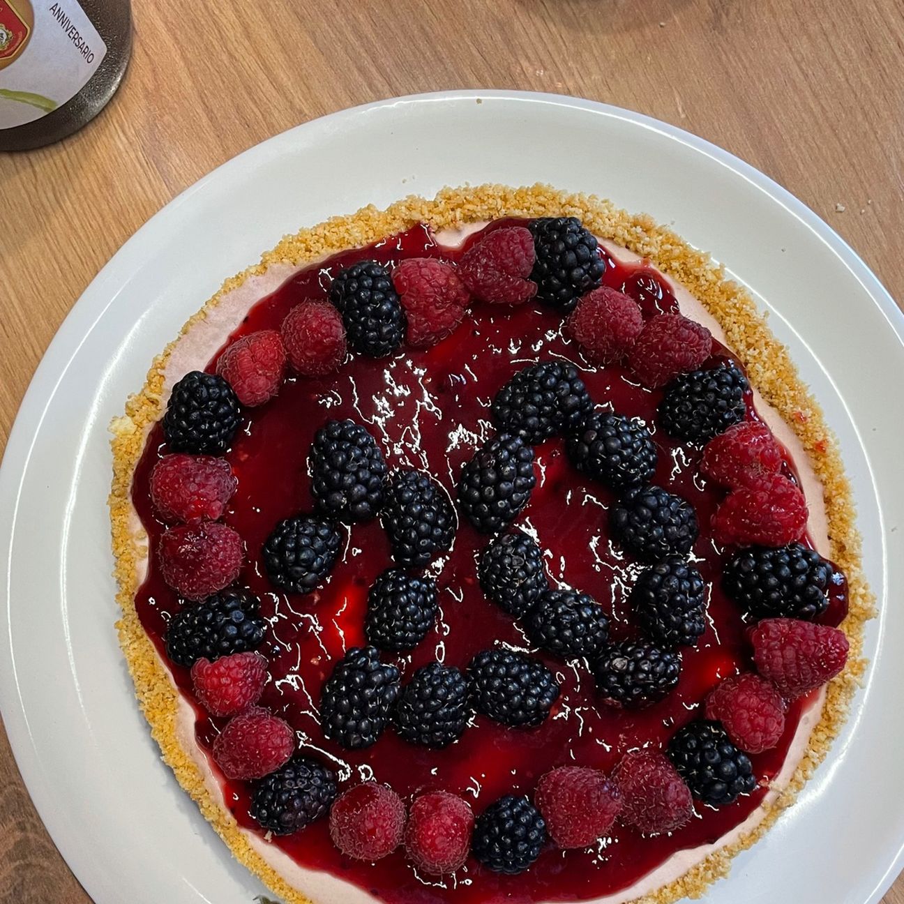 cheesecake ai frutti di bosco