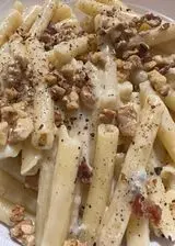 Ricetta Ziti spezzati gorgonzola, noci e pancetta