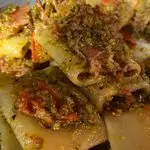 Ricetta Paccheri pesto di pistacchio, speck, pomodori