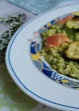 Ricetta Risotto con crema e chips di zucchine e salmone affumicato 