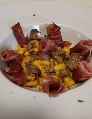 Ricetta Spatzle alla zucca con speck e tartufo di cheffetta92