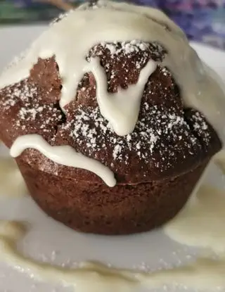 Ricetta Muffin al cacao con cuore di cioccolato bianco di cheffetta92