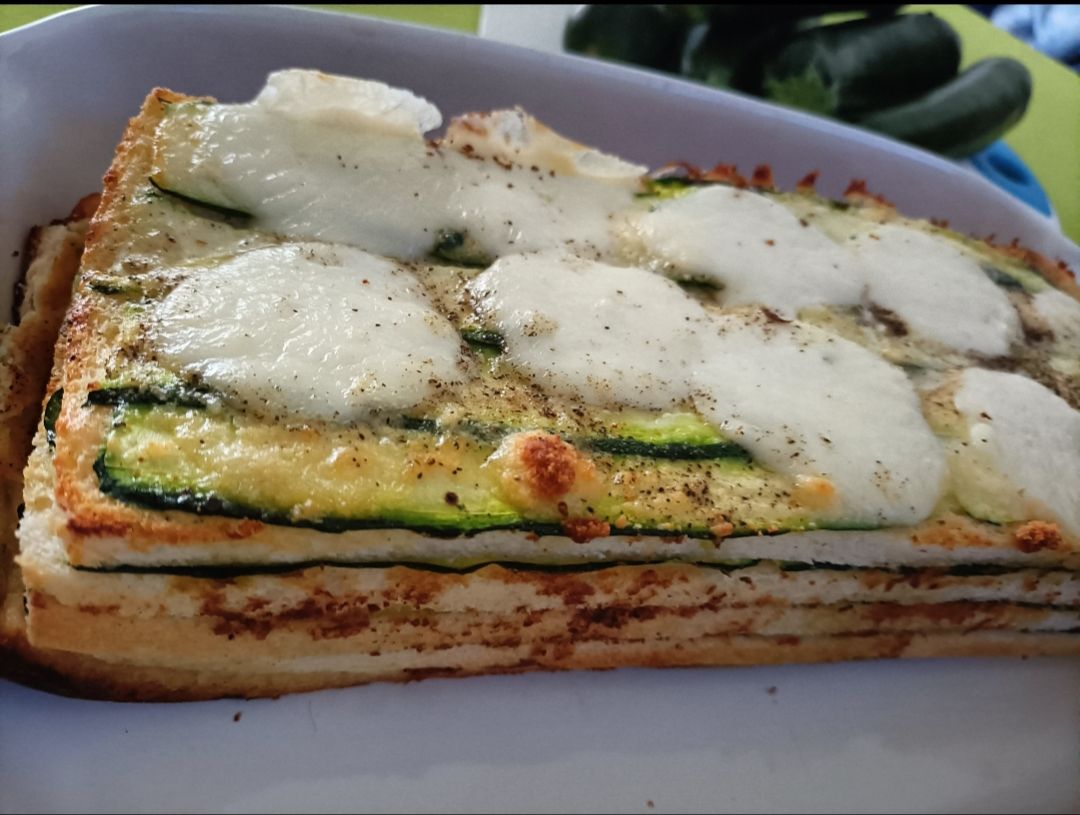 TORTINO DI ZUCCHINE CON TRAMEZZINI 😋
