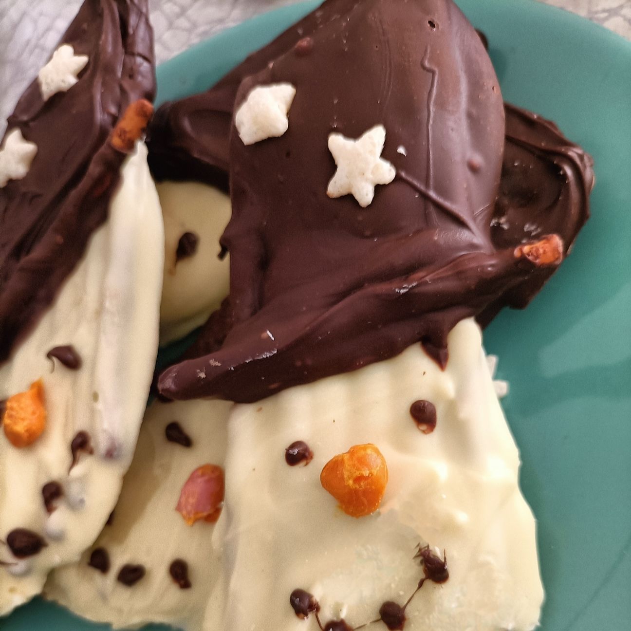 PUPAZZO DI NEVE PRETZEL 🥨☃️🥨☃️ SNOWMAN PRETZELS
