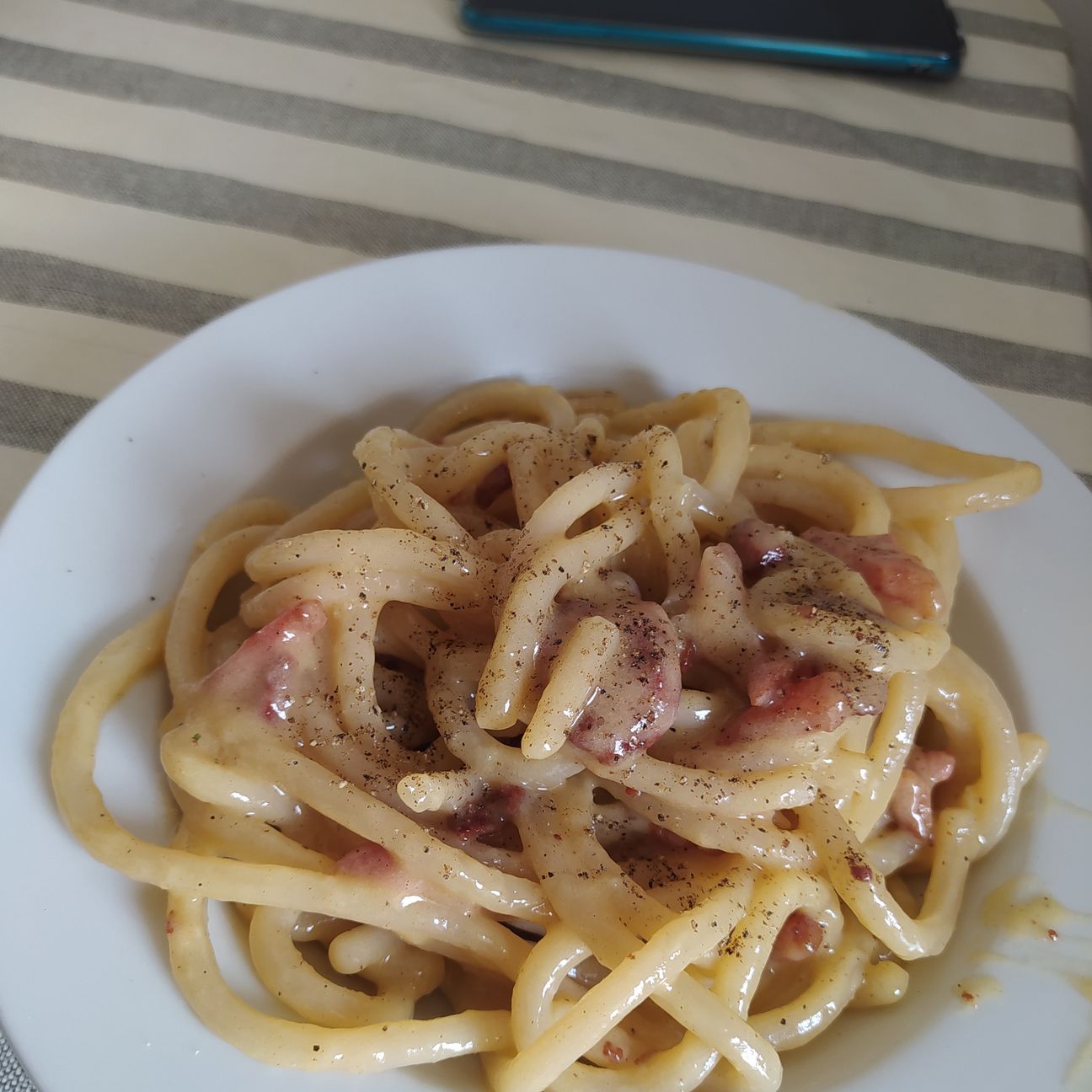 Pici alla carbonara