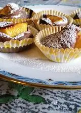 Ricetta Tortini di pesche e cioccolato