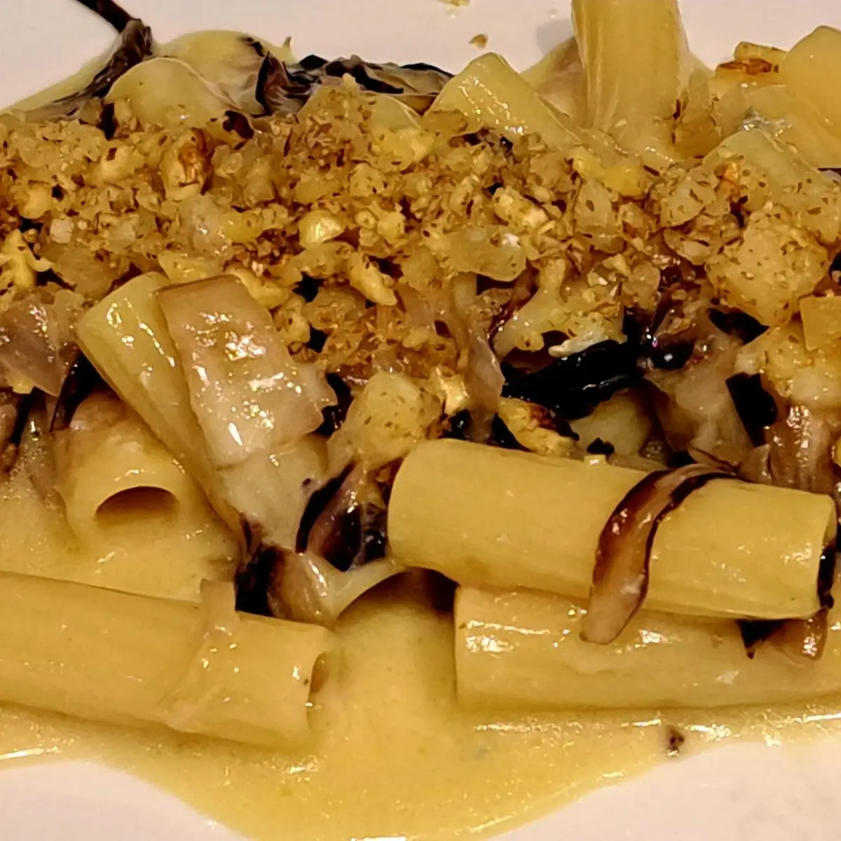Ricetta Tortiglioni radicchio gorgonzola e noci di antonietta90