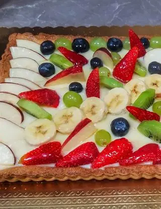 Ricetta Crostata con crema pasticcera e frutta di manufood