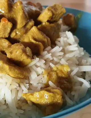 Ricetta Pollo al curry con con riso basmati di zagabria94