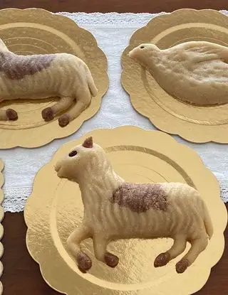 Ricetta Agnellino di Pasta di Mandorle di luna92