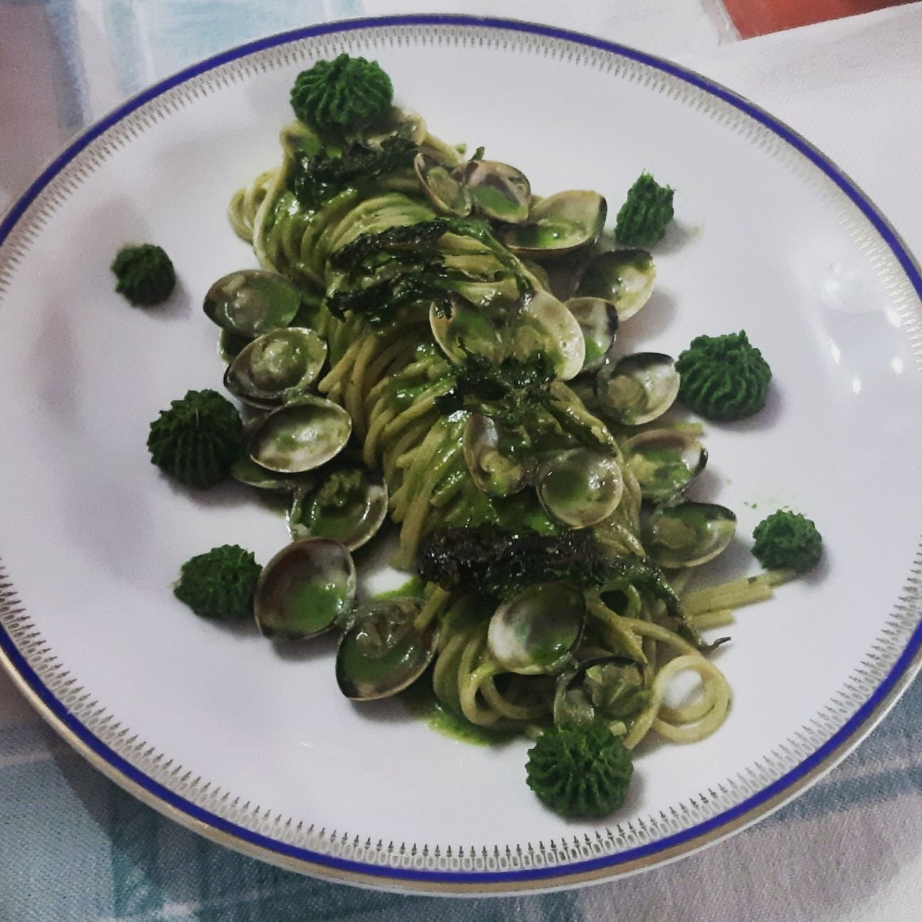 Spaghetti friarielli e vongole