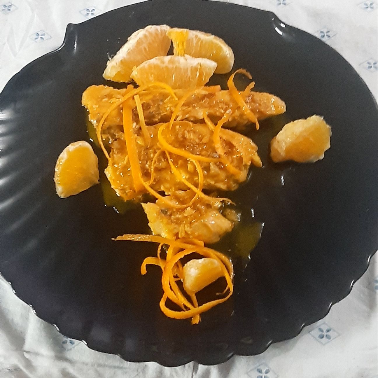 Salmone all'arancia