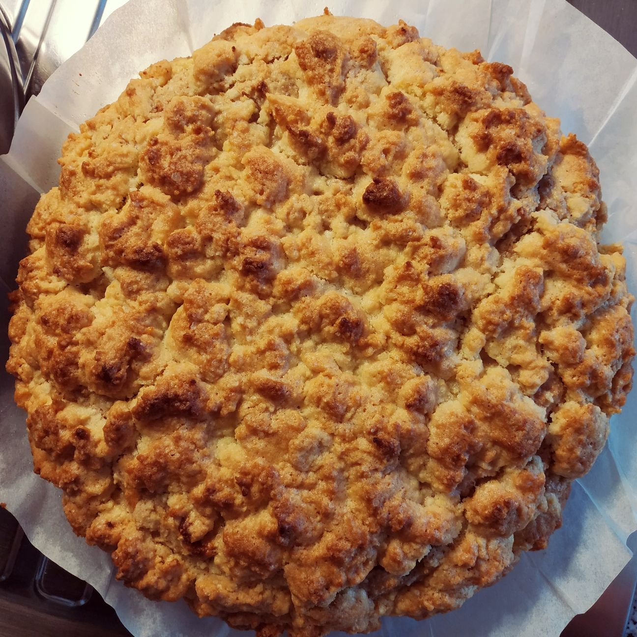 Torta di ricotta e amaretti