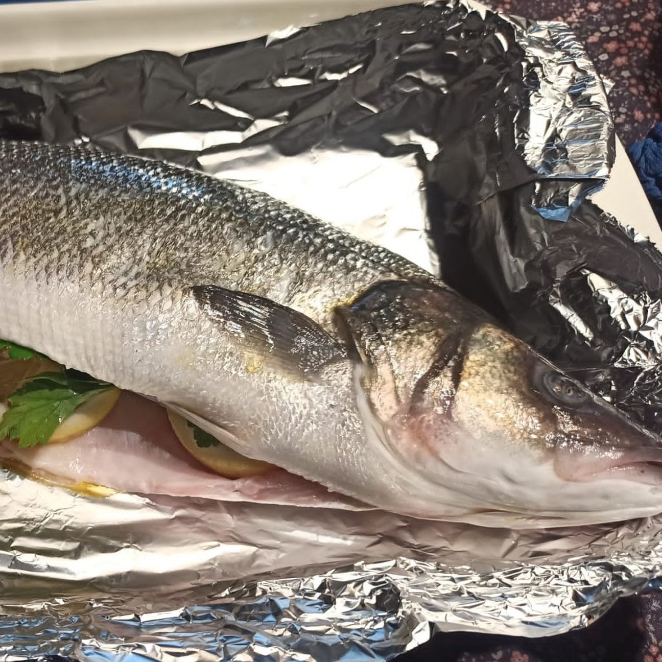 Filetto di spigola al forno