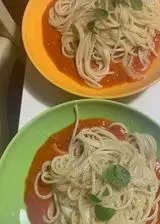 Ricetta Spaghetti stracciatella pomodoro