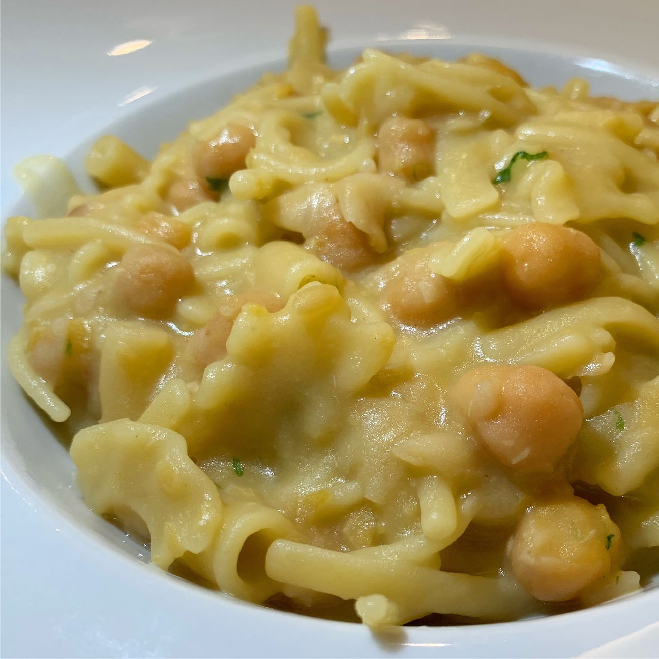 Pasta ammiscata e ceci