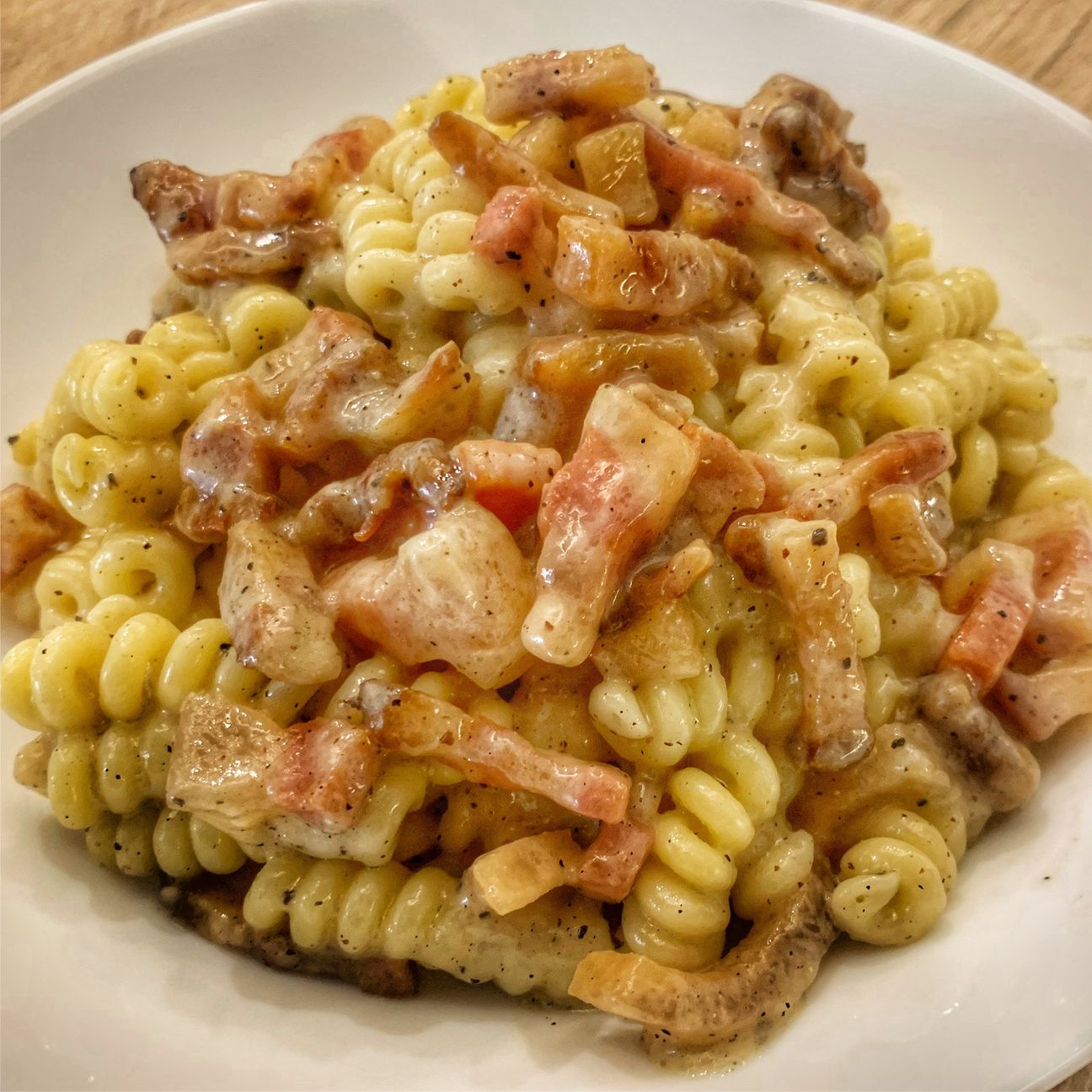Fusilli alla gricia