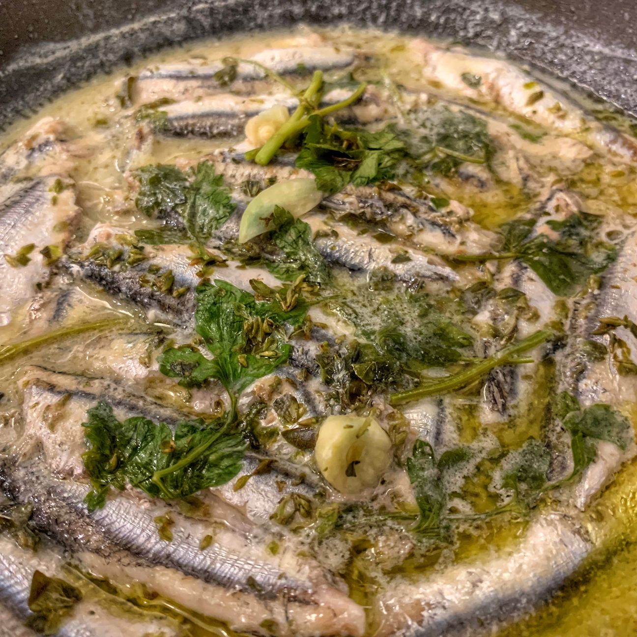 Alici in tortiera