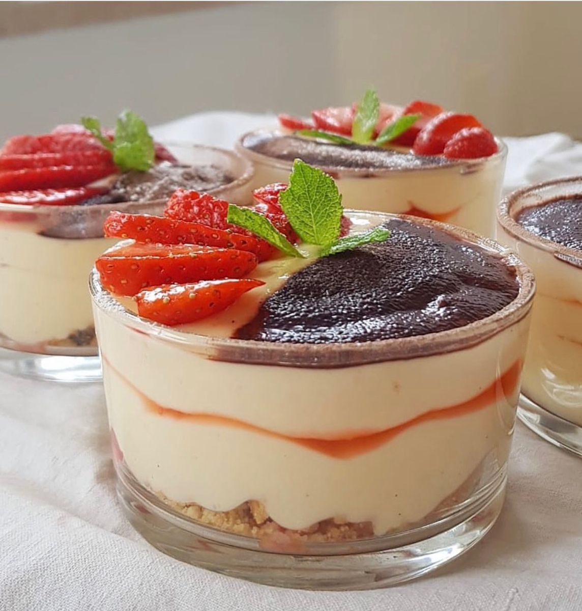 Crema fragole e champagne