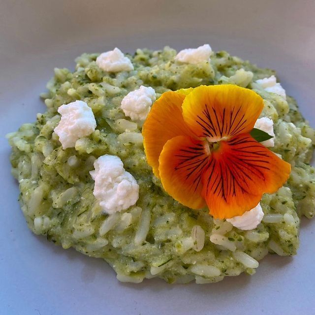 Risotto con zucchine e ricotta