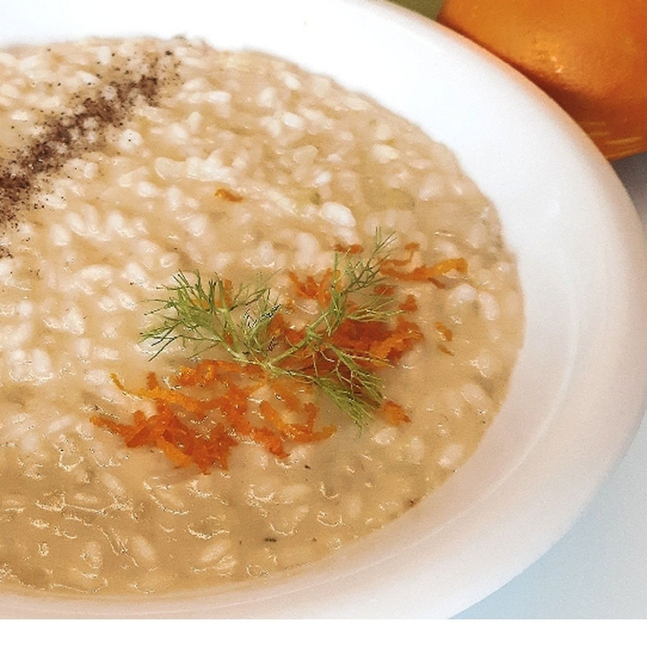 Risotto con finocchi
