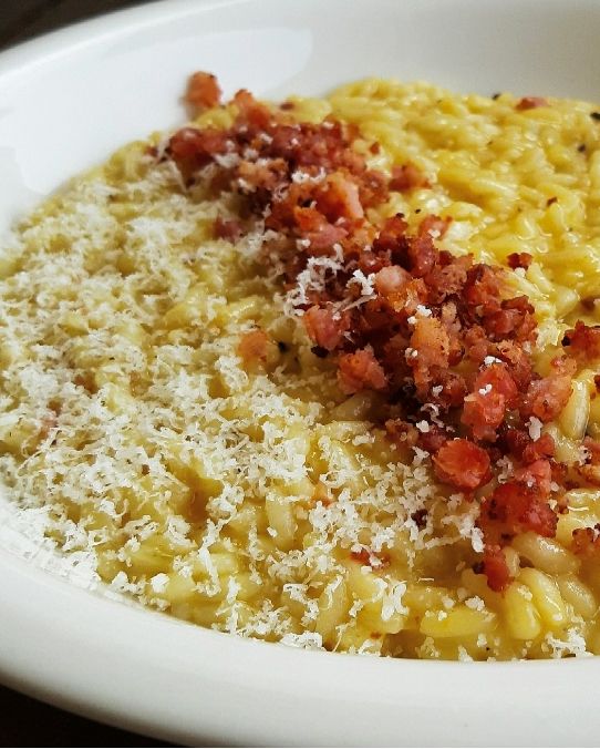 Risotto carbonara