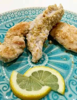 Ricetta Filetti di petto di pollo al sesamo e limone di lorenza76