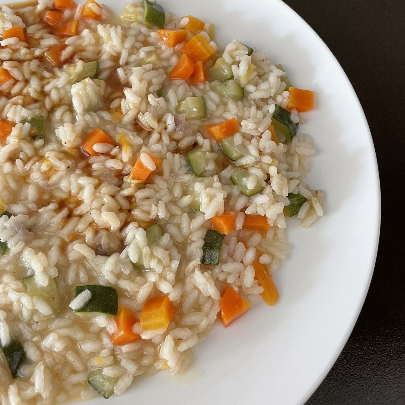 Risotto con verdure in salsa teriyaki