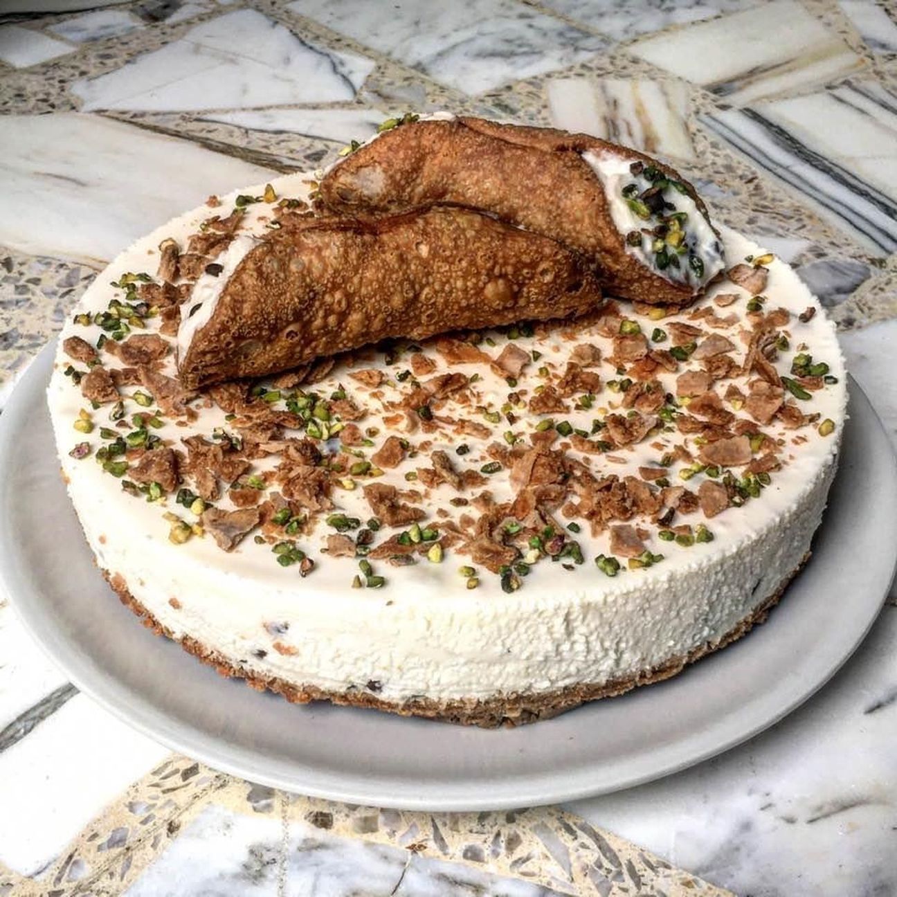 Cheesecake al cannolo siciliano