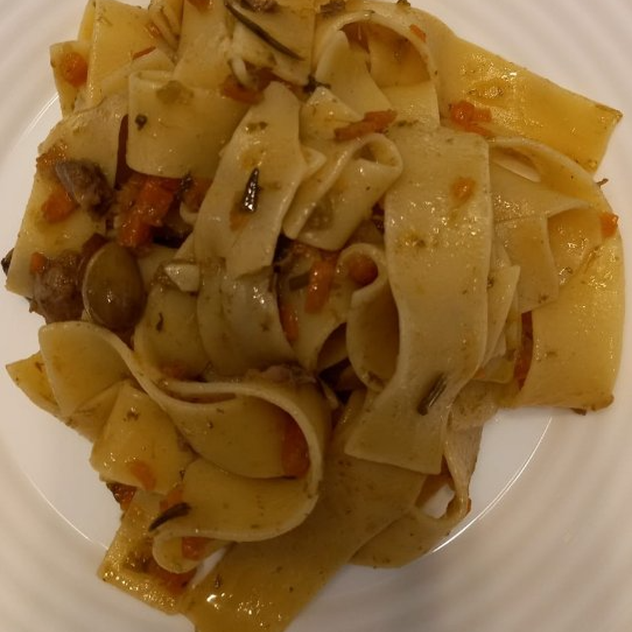 Pappardelle al ragù di cinghiale