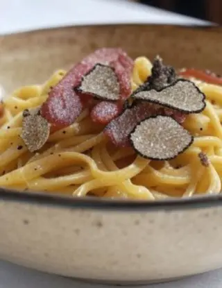 Ricetta La mia carbonara e ci viene a trovare anche un po' di tartufo di Che_mangiamo_oggi