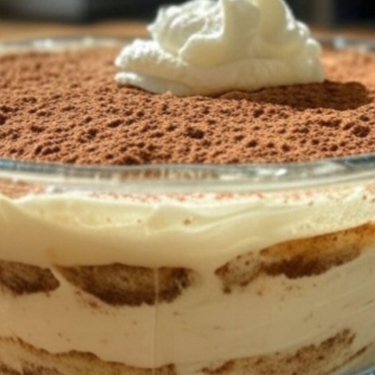 Tiramisù con la panna senza albumi