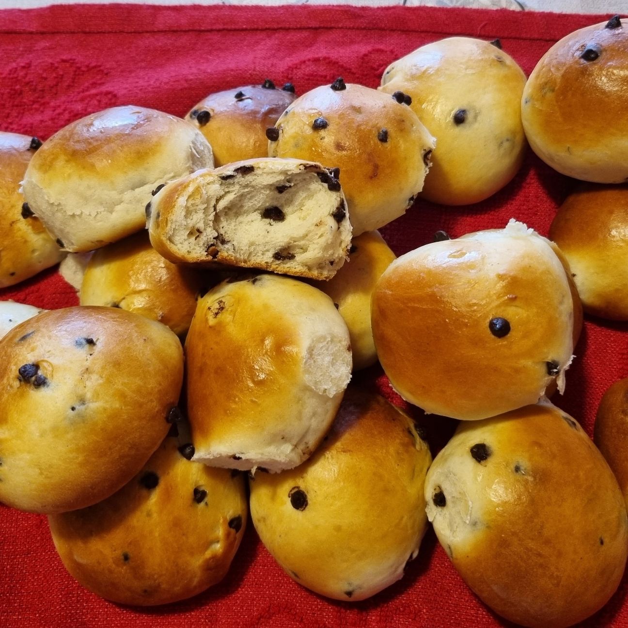 Panini al latte e cioccolato