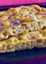 Ricetta Focaccia alla zucca con cipolle e rosmarino